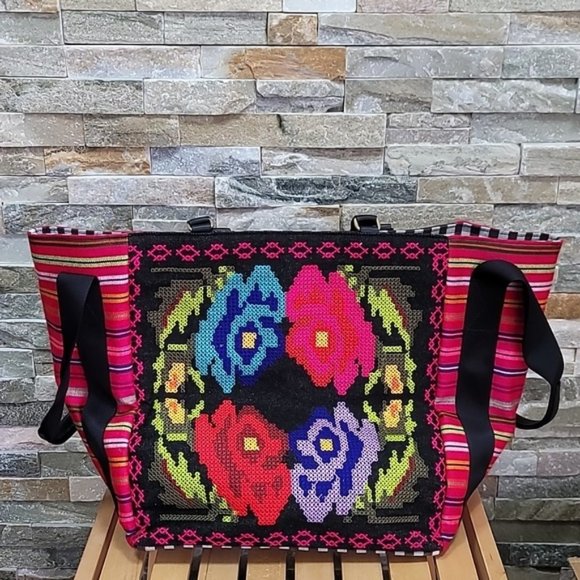 Clever Carriage Company Eclectic Shopper Satchel - Picture 2 of 9